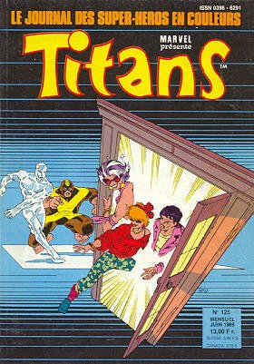 couverture, jaquette Titans 125 Kiosque Suite (1989 - 1998) (SEMIC BD) Comics