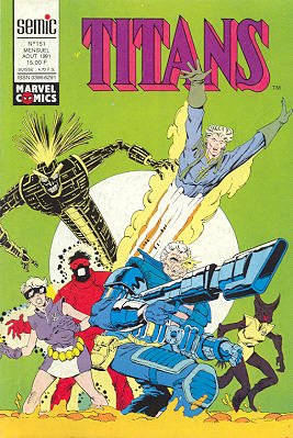 couverture, jaquette Titans 151 Kiosque Suite (1989 - 1998) (SEMIC BD) Comics