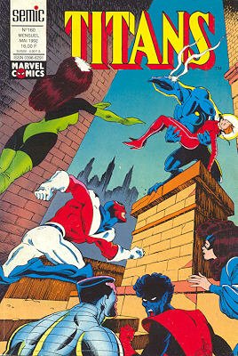couverture, jaquette Titans 160 Kiosque Suite (1989 - 1998) (SEMIC BD) Comics
