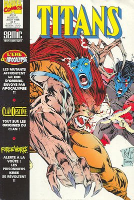 couverture, jaquette Titans 211 Kiosque Suite (1989 - 1998) (SEMIC BD) Comics