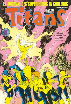 couverture, jaquette Titans 118 Kiosque (1976 - 1988) (Lug) Comics