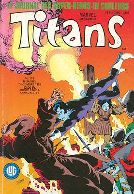 couverture, jaquette Titans 119 Kiosque (1976 - 1988) (Lug) Comics