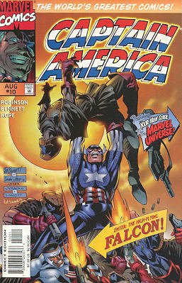 couverture, jaquette Captain America 10 Issues V2 (1996 - 1997) (Marvel) Comics