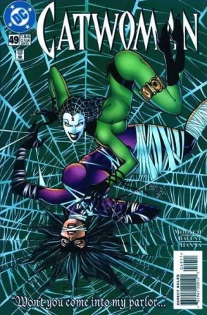couverture, jaquette Catwoman 49  - The Great S.P.I.D.E.R. Web ShredIssues V2 (1993 - 2001) (DC Comics) Comics