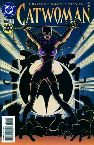 couverture, jaquette Catwoman 55  - Shared MentalityIssues V2 (1993 - 2001) (DC Comics) Comics