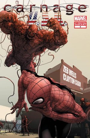 Spider-man - Carnage : USA 2 - 2/5 - 2nd printing variant