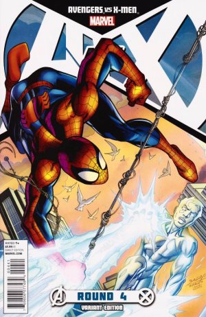 Avengers Vs. X-Men 4 - Round 4 (Mark Bagley Team Variant Cover)