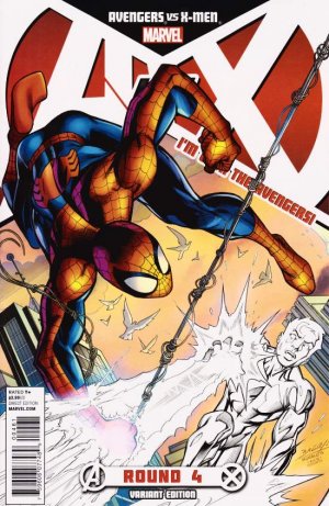 Avengers Vs. X-Men 4 - Round 4 (I'm With The Avengers! Variant Cover)