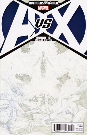 Avengers Vs. X-Men 12 - Round 12 - (Opena Sketch Variant)