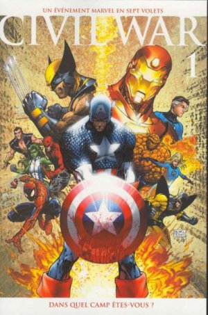 couverture, jaquette Civil War 1  - couverture varianteKiosque (2007) (Panini Comics) Comics