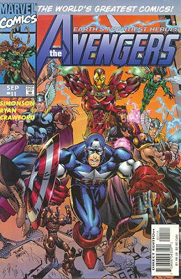 couverture, jaquette Avengers 11 Issues V2 (1996 - 1997) (Marvel) Comics