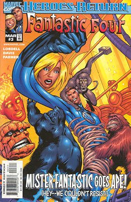 couverture, jaquette Fantastic Four 3  - Happy New Year, Reed Richards... Now Die!Issues V3 (1998 - 2003) (Marvel) Comics
