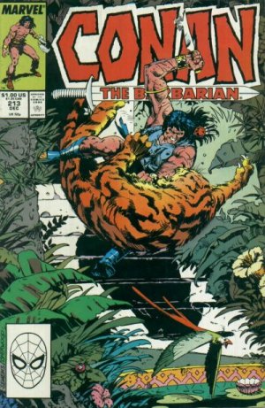 couverture, jaquette Conan Le Barbare 213  - The GameIssues V1 (1970 - 1993) (Marvel) Comics