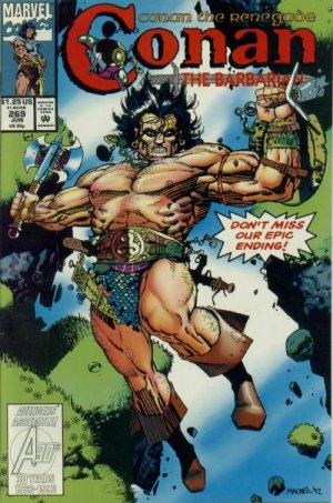 couverture, jaquette Conan Le Barbare 269  - Conan the Renegade Part 4 of 4: When Mountains WalkIssues V1 (1970 - 1993) (Marvel) Comics