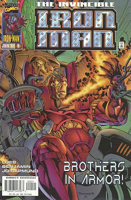 couverture, jaquette Iron Man 9 Issues V2 (1996 - 1997) (Marvel) Comics