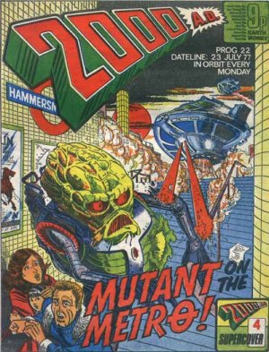 2000 AD 22 - Mutant on the Metro!