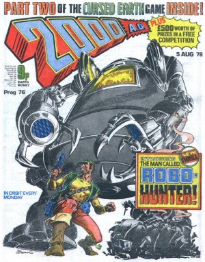 2000 AD 76 - Introducing... The Man Called Robo-Hunter!