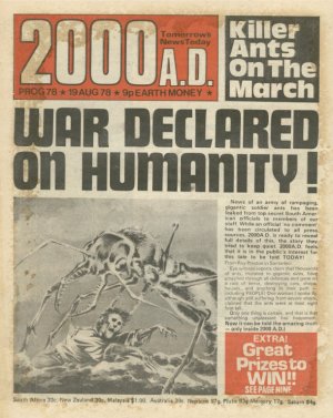2000 AD 78 - War Declared on Humanity!