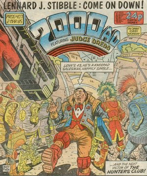2000 AD 407 - Lennard J. Stibble: Come on Down!