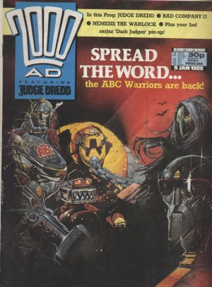2000 AD 556 - Spread the Word...