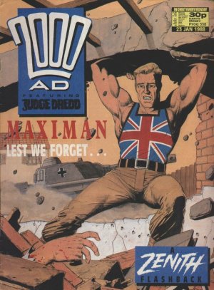 2000 AD 558 - Maximan. Lest We Forget