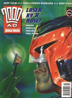 2000 AD 818 - Loser By a Nose!