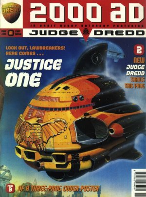 2000 AD 955 - Look Out Lawbreakers! Here Comes... Justice One