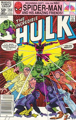 couverture, jaquette The Incredible Hulk 266  - Devolution!Issues V1 Suite (1968 - 1999) (Marvel) Comics