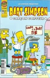 couverture, jaquette Bart Simpson 21  - Bart simpson garçon coiffeurSimple (2002 - 2007) (Panini Comics) Comics