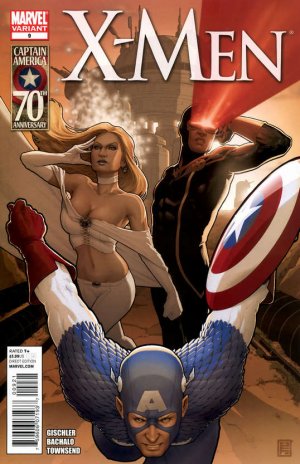 X-Men 9 - To Serve And Protect Part Three (Captain America 70th Anniversary Variant Cover)