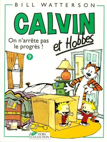 couverture, jaquette Calvin et Hobbes 9  - On n'arrête pas le progrès !Simple (1991 - 2005) (hors collection) Comics