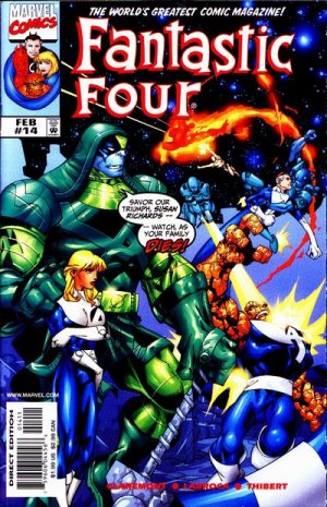 couverture, jaquette Fantastic Four 14  - The Moon is an Awful Place to Die Hard!Issues V3 (1998 - 2003) (Marvel) Comics