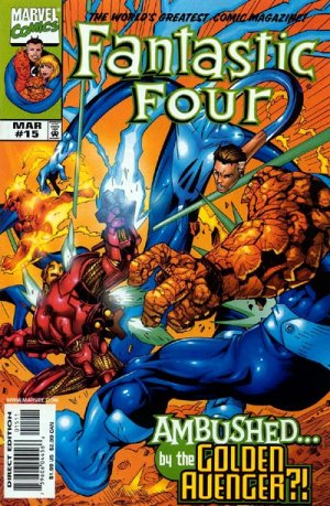 couverture, jaquette Fantastic Four 15  - A Clash Of IronIssues V3 (1998 - 2003) (Marvel) Comics