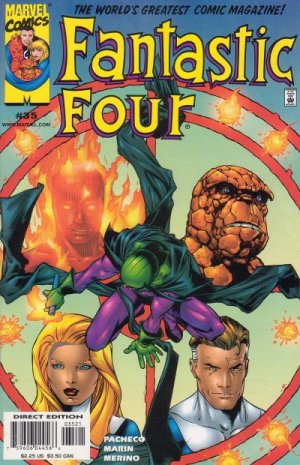 couverture, jaquette Fantastic Four 35  - Shadows in the Mirror!Issues V3 (1998 - 2003) (Marvel) Comics