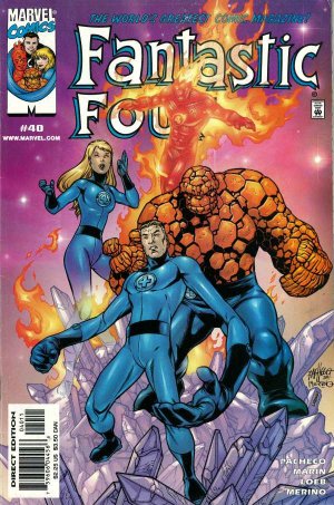 couverture, jaquette Fantastic Four 40  - Into the BreachIssues V3 (1998 - 2003) (Marvel) Comics