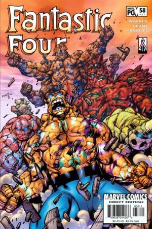 couverture, jaquette Fantastic Four 58  - The Ever-Lovin', Blue-Eyed End Of The World, Part 2 of 3