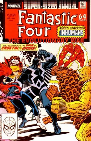couverture, jaquette Fantastic Four 21  - 1988 : Crystal Blue Persuasion!Issues V1 - Annuals (1963 - 2012) (Marvel) Comics