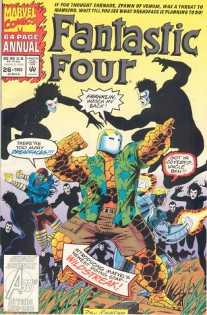couverture, jaquette Fantastic Four 26  - 1993 : Dreadface Lives! / Riddle of the CelestialsIssues V1 - Annuals (1963 - 2012) (Marvel) Comics