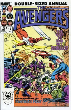 couverture, jaquette Avengers 14  - Fifth ColumnIssues V1 - Annuals (1967 - 1994) (Marvel) Comics