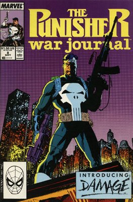 couverture, jaquette The Punisher - Journal de guerre 8  - DamageIssues V1 (1988 - 1995) (Marvel) Comics