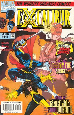 couverture, jaquette Excalibur 111  - Broken VowsIssues V1 (1988 - 1998) (Marvel) Comics