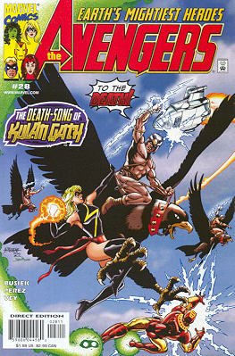 couverture, jaquette Avengers 28  - The Death-Song of Kulan-Gath Part 1: Long Shadows of Forgott...Issues V3 (1998 - 2004) (Marvel) Comics