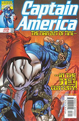 couverture, jaquette Captain America 18  - Man Out of TimeIssues V3 (1998 - 2002) (Marvel) Comics