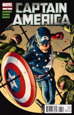 couverture, jaquette Captain America 11  - Shock To The System Part 1Issues V6 (2011 - 2012) (Marvel) Comics