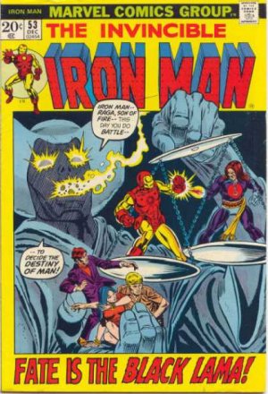 couverture, jaquette Iron Man 53  - The Black Lama!Issues V1 (1968 - 1996) (Marvel) Comics