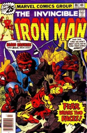 couverture, jaquette Iron Man 88  - Fear Wears Two Faces!Issues V1 (1968 - 1996) (Marvel) Comics