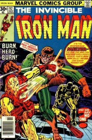 Iron Man 92 - Burn, Hero--Burn!