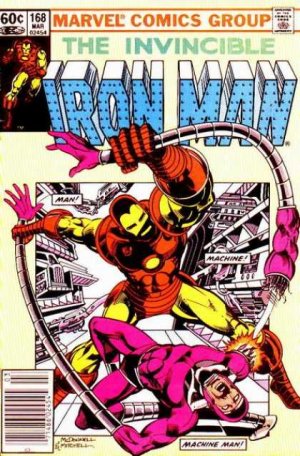couverture, jaquette Iron Man 168  - The Iron ScreamIssues V1 (1968 - 1996) (Marvel) Comics