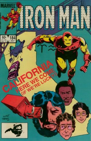 couverture, jaquette Iron Man 184  - On the Road...Issues V1 (1968 - 1996) (Marvel) Comics