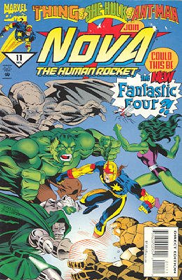 couverture, jaquette Nova 11  - Those Who Would Destroy UsIssues V2 (1994 - 1995) (Marvel) Comics